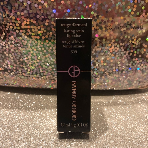 BNIB! Giorgio Armani Rouge d’Armani Satin Lip Color in BLUSH 509 - Picture 6 of 8